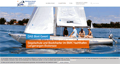 Desktop Screenshot of das-boot-gmbh.de