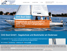 Tablet Screenshot of das-boot-gmbh.de